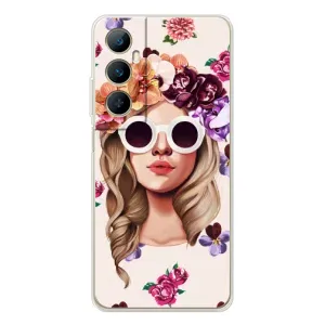 Чехол с картинкой Модные Девчонки Realme C75 (Девушка в очках)