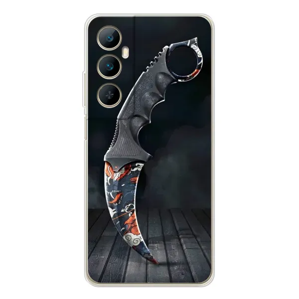Чехол с рисунком «Кинжал КС ГО» для Realme C75 Чехол с рисунком «Кинжал КС ГО» для Realme C75