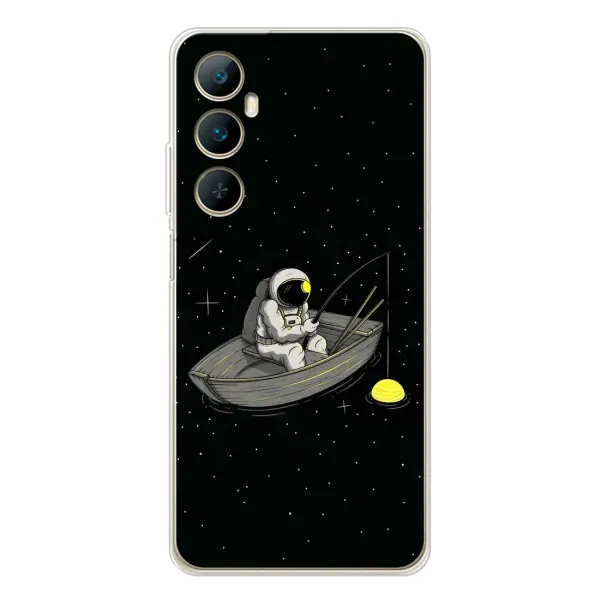 Чехол с рисунком «Космонавт на рыбалке» для Realme C75 Чехол с рисунком «Космонавт на рыбалке» для Realme C75