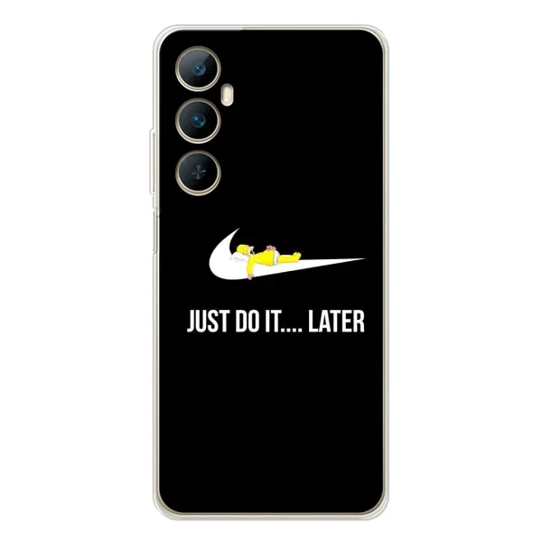 Чехол с рисунком «Later» для Realme C75