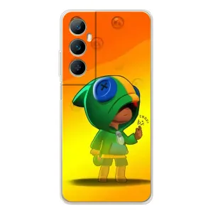 Чохол Бравл Старс для Realme C75 (LEON в кофті)