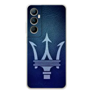 Чехлы с тематикой "Крутые машины" на Realme C75 (Лого Maserati)