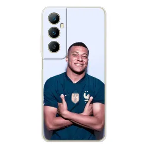 Чехол (TPU) с Футболистом на Realme C75 (Мбаппешичка)