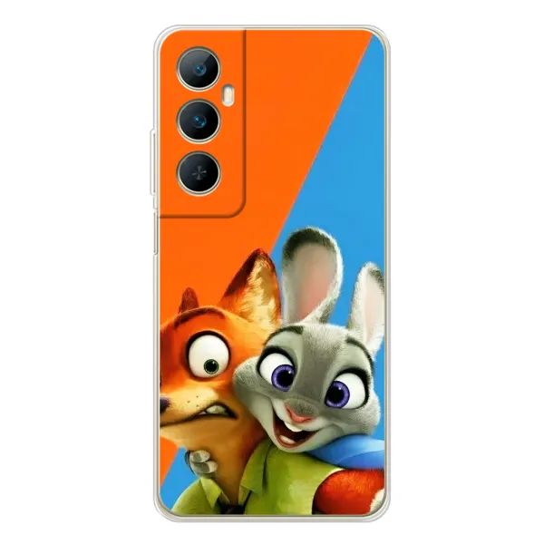 Чехол с рисунком «Ник и Хопс» для Realme C75