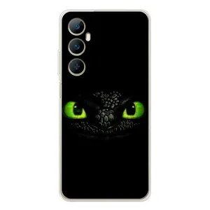 Чехол дракон Беззубик для Realme C75 (Глаза Беззубика)