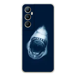 Силіконовий бампер з картинкою звірів для Realme C75 (Пащу Акули)