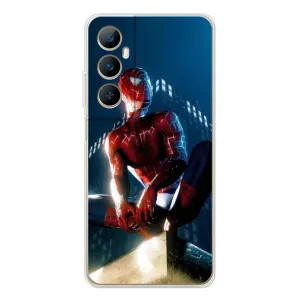 Чехол Супергерой Человека Паука на Realme C75 (Паук на доме)