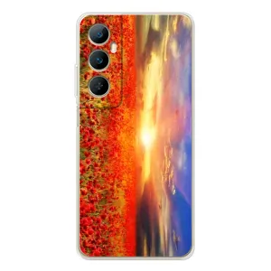 Чехлы с картинкой (Тюльпаны) на Реалми С75 (Поле тюльпанов)