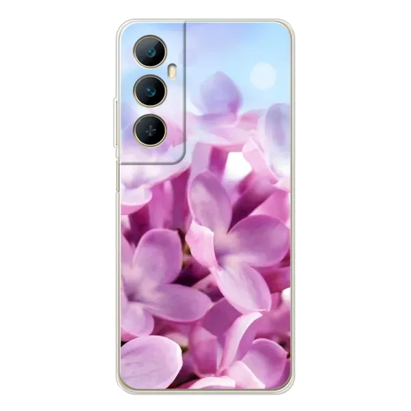 Чехол с рисунком «Сиреневые цветы» для Realme C75 Чехол с рисунком «Сиреневые цветы» для Realme C75