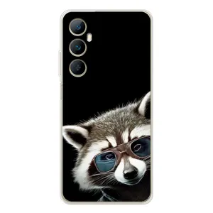 Силіконовий Чохол з Энотами на Realme C75 (Стильний Єнот)