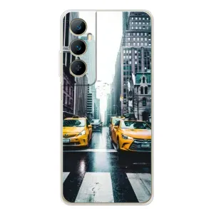 Силиконовый бампер (Работники) на Realme C75 (Такси)