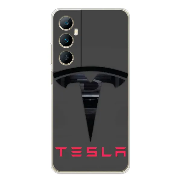 Чехол с рисунком «Logo TESLA» для Realme C75 Чехол с рисунком «Logo TESLA» для Realme C75