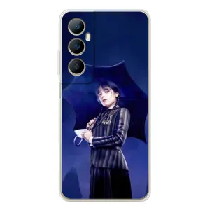 Чехлы с принтом Уэнсдей на Realme C75 (Уэнсдей с зонтом)
