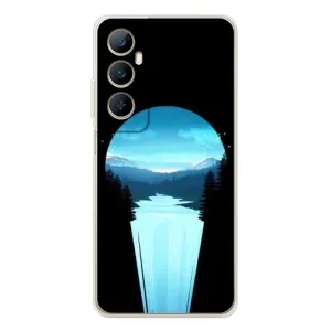 Літній Чохол на Realme C75 (Синій Водоспад)