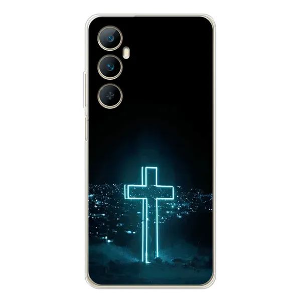 Чехол с рисунком «Яркий Крест» для Realme C75