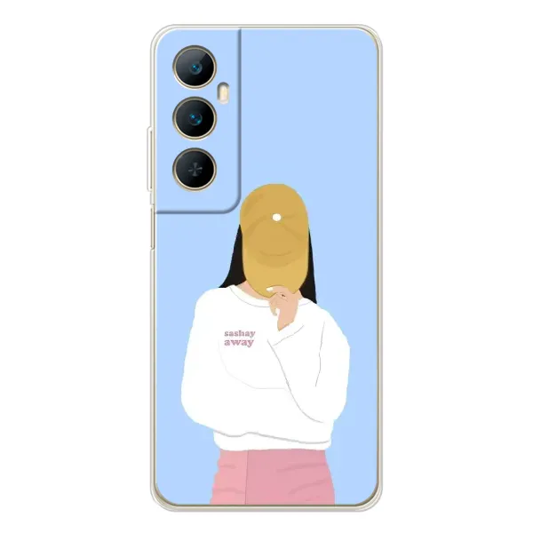 Чехол с рисунком «Желтая кепка» для Realme C75 Чехол с рисунком «Желтая кепка» для Realme C75
