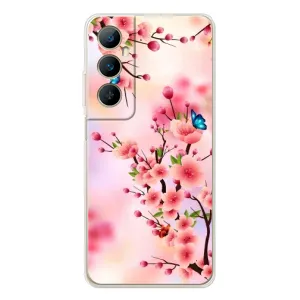 Чохол з картинкою Сакури на Realme C76 (Метелики на сакурі)