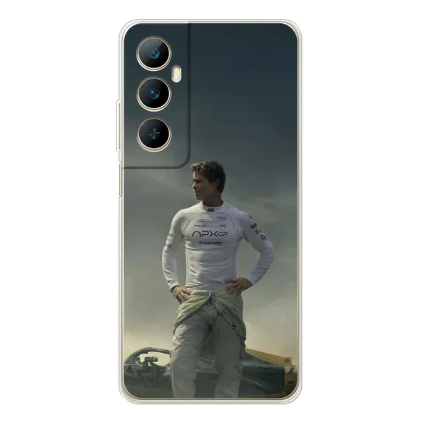 Чехол с рисунком «Бред Питт» для Realme C76