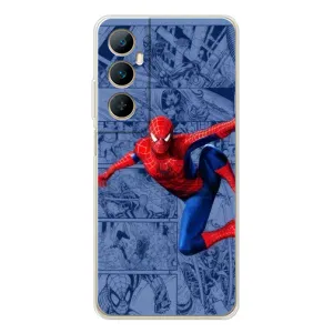 Силиконовый Чехол для Realme C76 (Человек Паук)