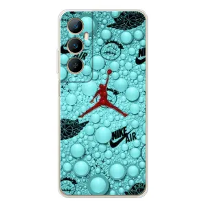 Силиконовый Чехол Nike Air Jordan на Реалми С76 (Джордан Найк)