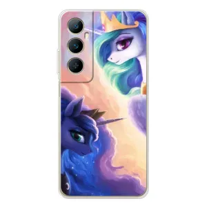 Чохол Unicorn на Realme C76 (Єдиноріжки на хамарках)
