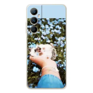 Чохли з зображенням різних тварин на Realme C76 (Їжачок в руці)