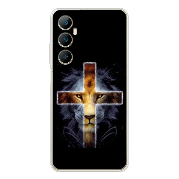 Чехол с рисунком «Иисус Лев» для Realme C76