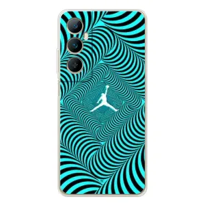 Силиконовый Чехол Nike Air Jordan на Реалми С76 (Jordan)