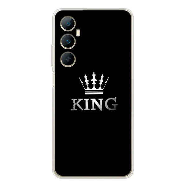 Чехол с рисунком «KING» для Realme C76 Чехол с рисунком «KING» для Realme C76