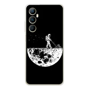 Силіконовый Чохол з принтом "Космонавти" на Realme C76 (Космонавт)
