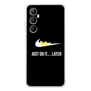 Силиконовый Чехол на Realme C76 с картинкой Nike (Later)