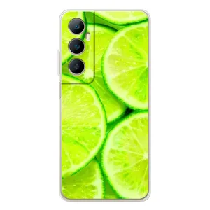 Чехол с изображением вкусной еды для Realme C76 (Лайм)