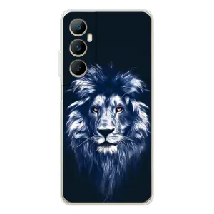 Чохол з картинкою на Realme C76 (Лев – синій)