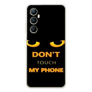 Чехол с Прикольным принтом на Realme C76 (Не трогай мой телефон)