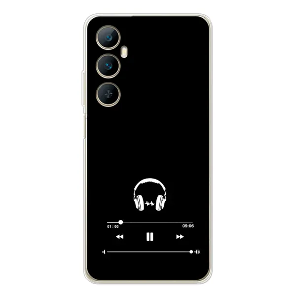 Чехол с рисунком «Плеер» для Realme C76 Чехол с рисунком «Плеер» для Realme C76