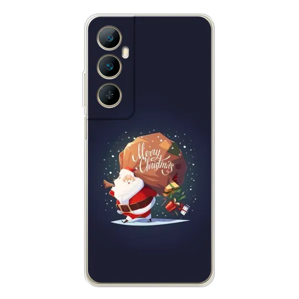 Чехол с рисунком «Подарки от Санты» для Realme C76 Чехол с рисунком «Подарки от Санты» для Realme C76
