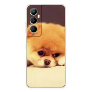 Чохол (ТПУ) Милі песики для Realme C76 (Померанский шпіц)
