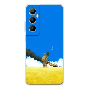 Чехлы на военную тематику для Realme C76 (Попадание)