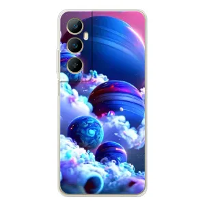 Чохли КОСМОС на Realme C76 (Сині планети)