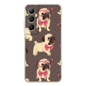 Чохол (ТПУ) Милі песики для Realme C76 (Песик Мопсікі)