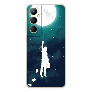 Чохол (ТПУ) з планетами на Realme C76 (To The moon)
