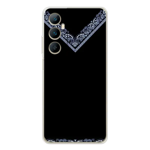 Чехол с рисунком «Воротник вышиванки» для Realme C76 Чехол с рисунком «Воротник вышиванки» для Realme C76