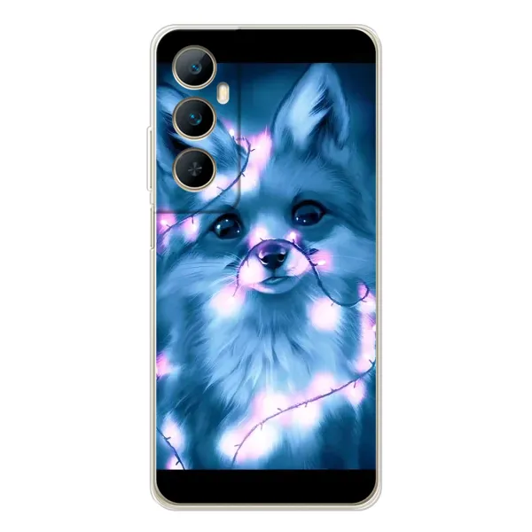 Чехол с рисунком «Яркая Лиса» для Realme C76 Чехол с рисунком «Яркая Лиса» для Realme C76