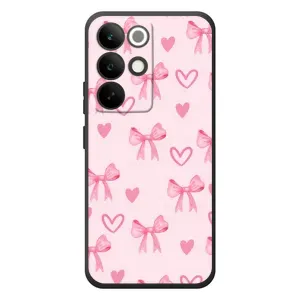 Чохол банти для RealMe C85 Pro (Бантики і сердечки)