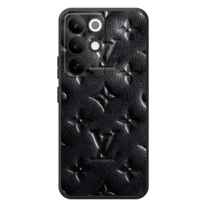 Текстурний Чохол Louis Vuitton для РеалМе C85 Про (Чорний ЛВ)
