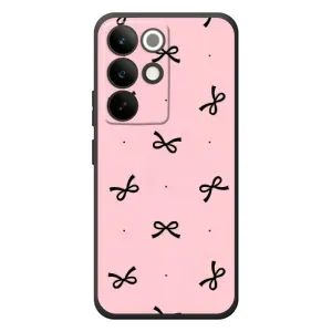 Чохол банти для RealMe C85 Pro (Чорні бантики)