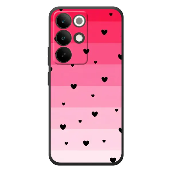 Чехол с рисунком «Чорные сердечки» для Realme C85 Pro Чехол с рисунком «Чорные сердечки» для Realme C85 Pro