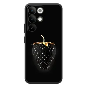 Чохол з зображенням смачної їжі для RealMe C85 Pro (Чорна полуниця)