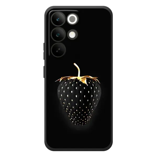 Чехол с рисунком «Чёрная клубника» для Realme C85 Pro Чехол с рисунком «Чёрная клубника» для Realme C85 Pro