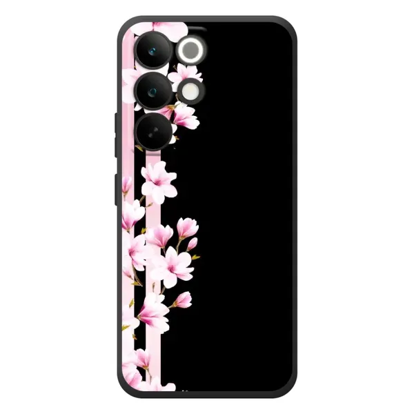 Чехол с рисунком «Цветочки» для Realme C85 Pro